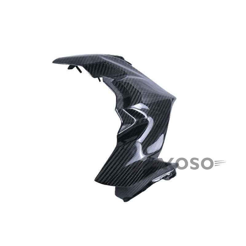 AKOSO 2020-2024 Kawasaki Z900 Carbon Fiber Motorcycle Front Fairing Nose Headlight Upper Panel