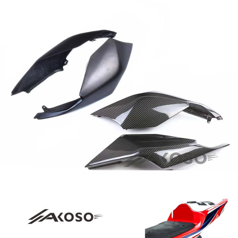 AKOSO 2021-2024 Honda CBR1000RR-R Carbon Fiber Tail Rear Seat Side Panels Cover Fairings Motorcycle