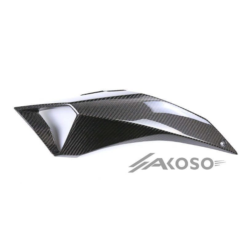 AKOSO Kawasaki Z H2 2021-2024 Carbon Fiber Motorcycle Air Intake Pipe Cover Guard Fairing