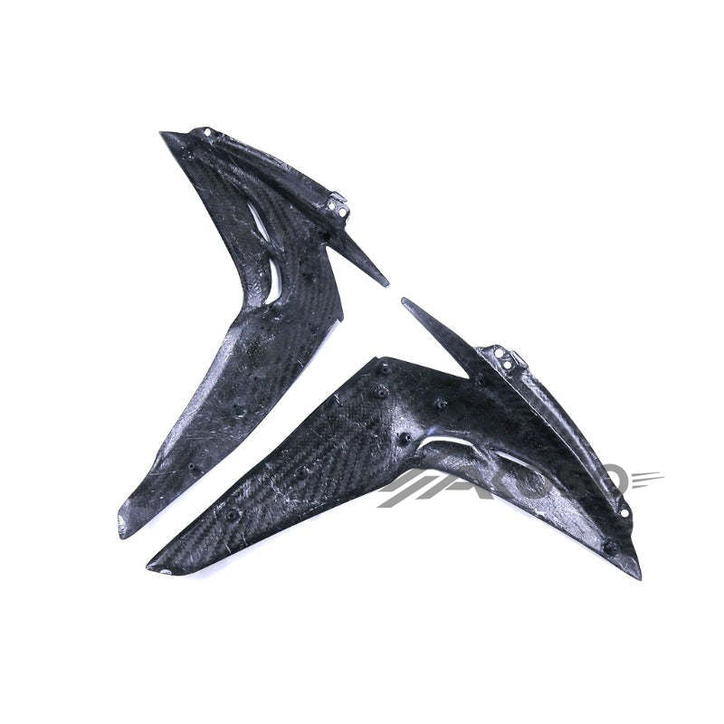 AKOSO 2014+ Kawasaki Z1000 Carbon Fiber Motorcycle Front Spoiler Side Panels Fairing Kits