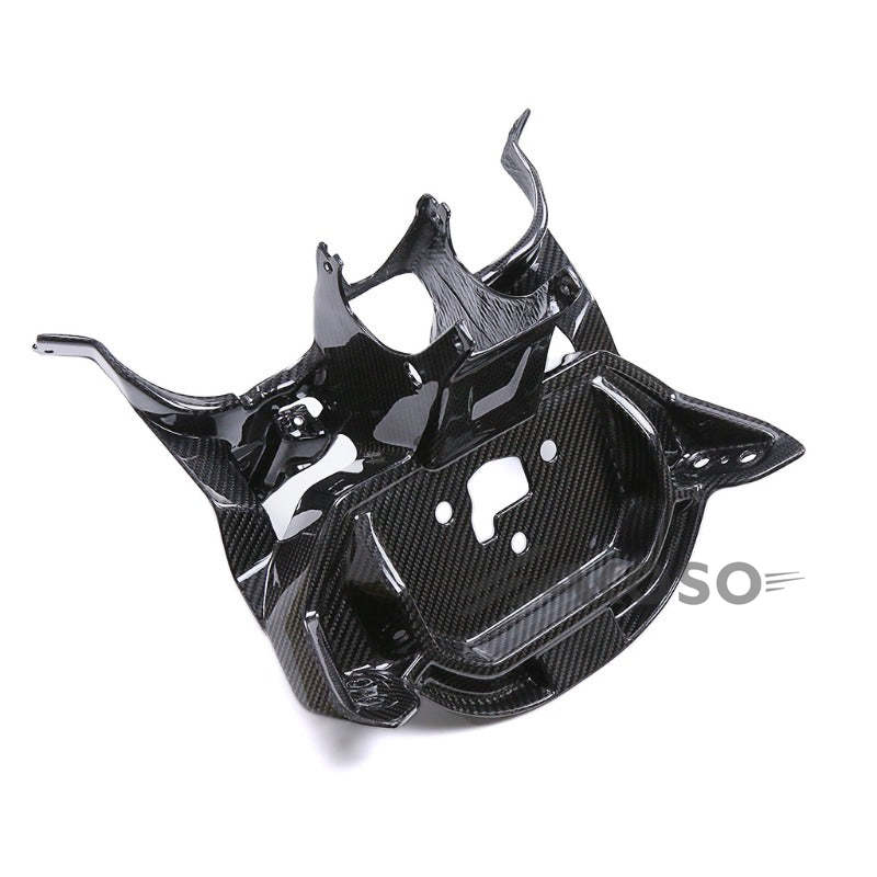 AKOSO 2023-2024 BMW M1000RR Carbon Fiber Dashboard Bracket Front Holder Motorcycle Fairing