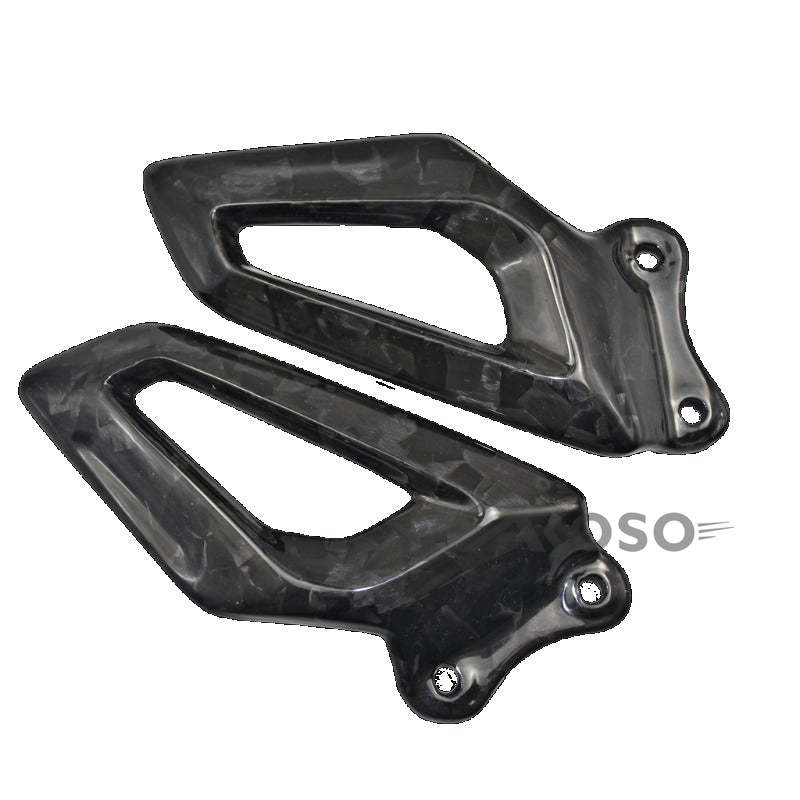 AKOSO BMW S1000RR 2019-2022 Carbon Fiber Foot Peg Cover Heel Guards