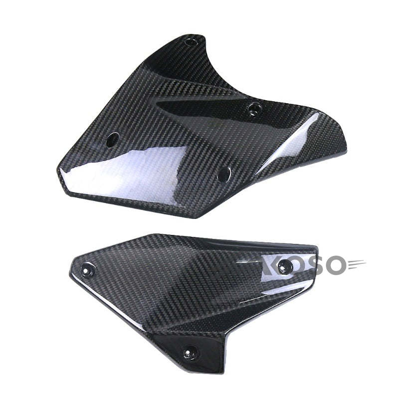 AKOSO 2015-2024 Kawasaki Ninja H2 H2R Carbon Fiber Motorcycle Engine Lower Cover Side Panel Protector