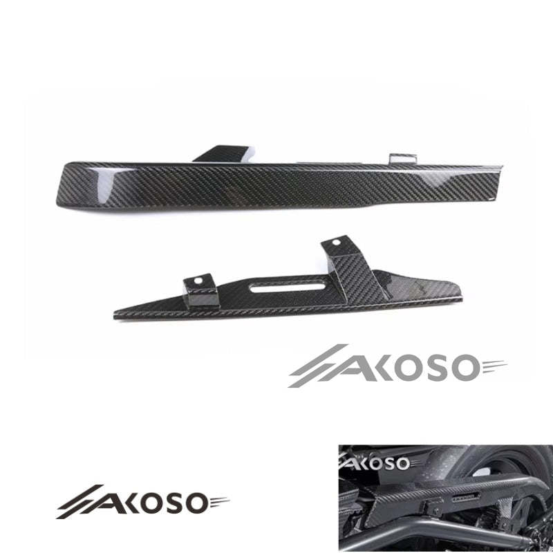 AKOSO Harley Davidson Sportster S 1250 Carbon Fiber Racing Rear Chain Guard Cover Fairing