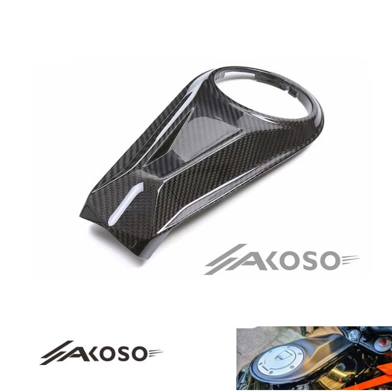 AKOSO 2017-2019 KTM 1290 Super Duke Carbon Fiber Motorcycle Accessories Fuel Tank Cover