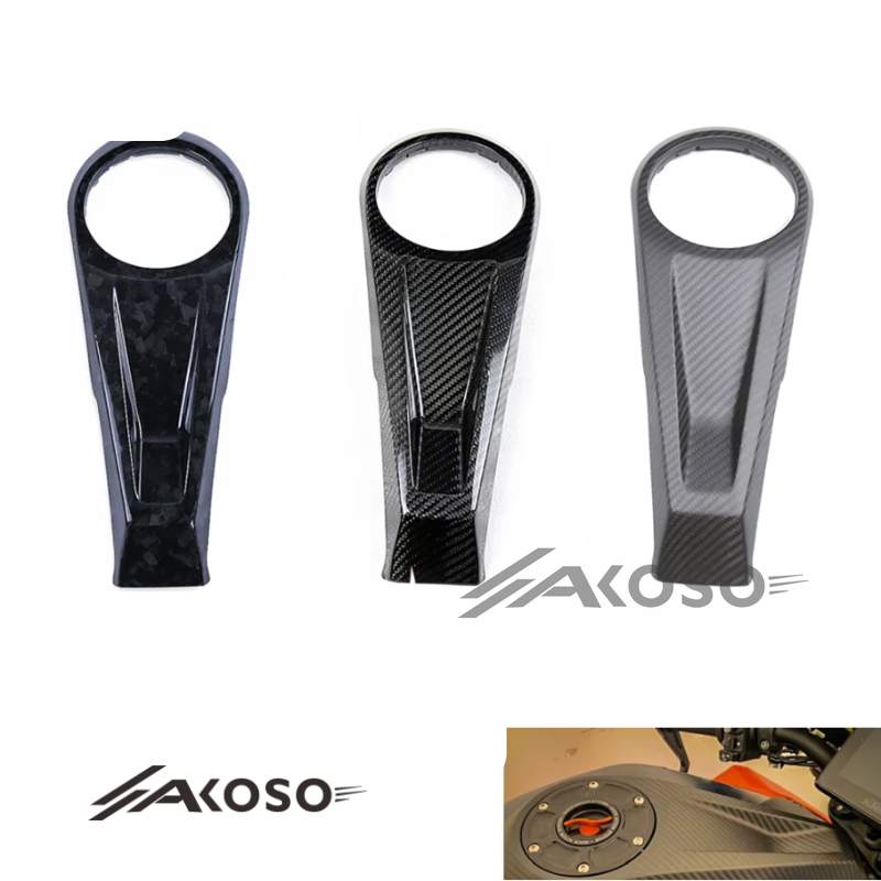 AKOSO 2020-2024 KTM 1290 Super Duke R Carbon Fiber Center Fuel Tank Cover Motorcycle