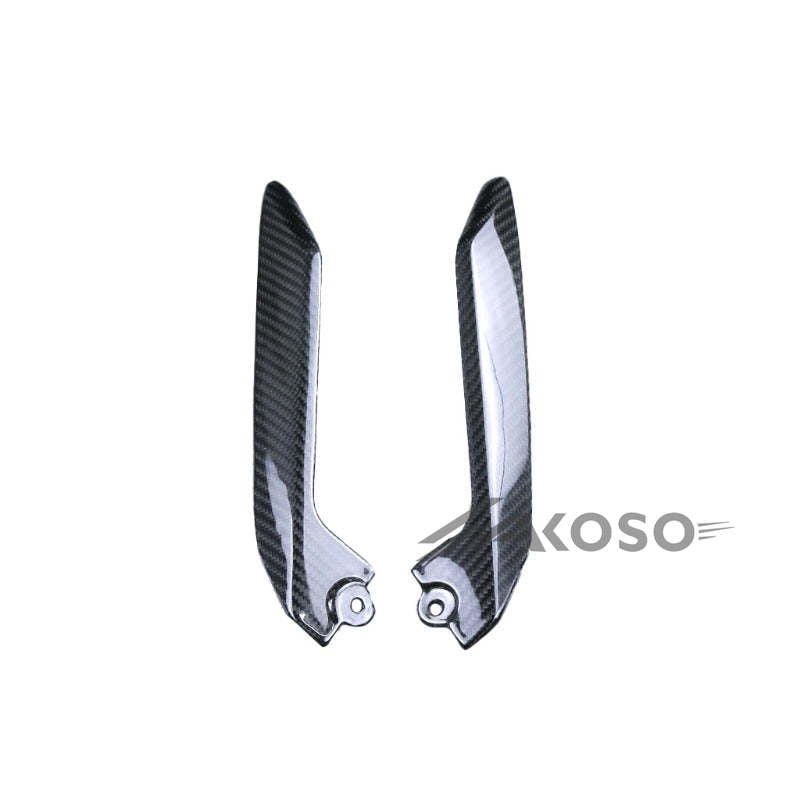 AKOSO 2014-2024 Kawasaki Ninja 650 Carbon Fiber Motorcycle Lower Guide Triangle Fairing Plate