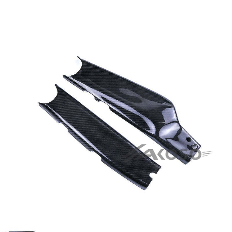 AKOSO 2014-2019 Kawasaki Z1000 Carbon Fiber Motorcycle Swing Arm Guard Fairings Swingarm Cover Panels