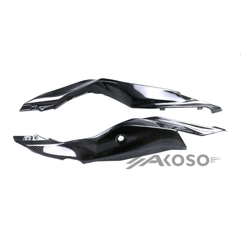 AKOSO 2020-2024 Kawasaki Ninja ZX-25R Carbon Fiber Motorcycle Rear Tail Seat Side Panel Cover Fairing