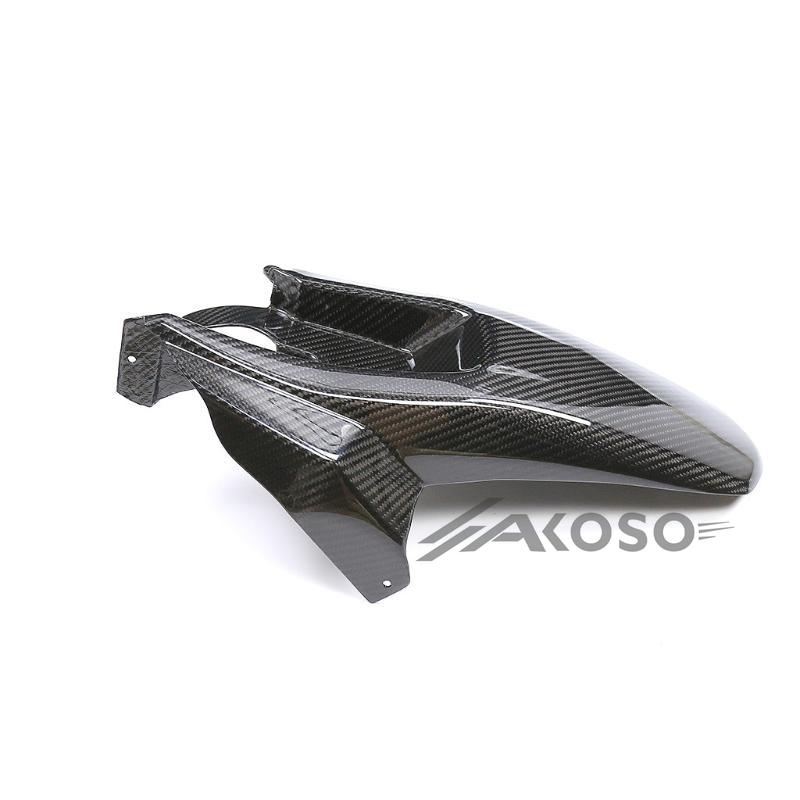 AKOSO 2021-2023 Aprilia GPR 250R 100% Carbon Fiber Rear Mudguard Fender Splash Hugger Wheel Cover