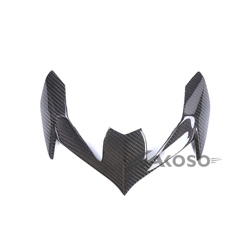 AKOSO 2020-2024 Kawasaki Z900 Carbon Fiber Motorcycle Front Upper Nose Headlight Panel Fairing