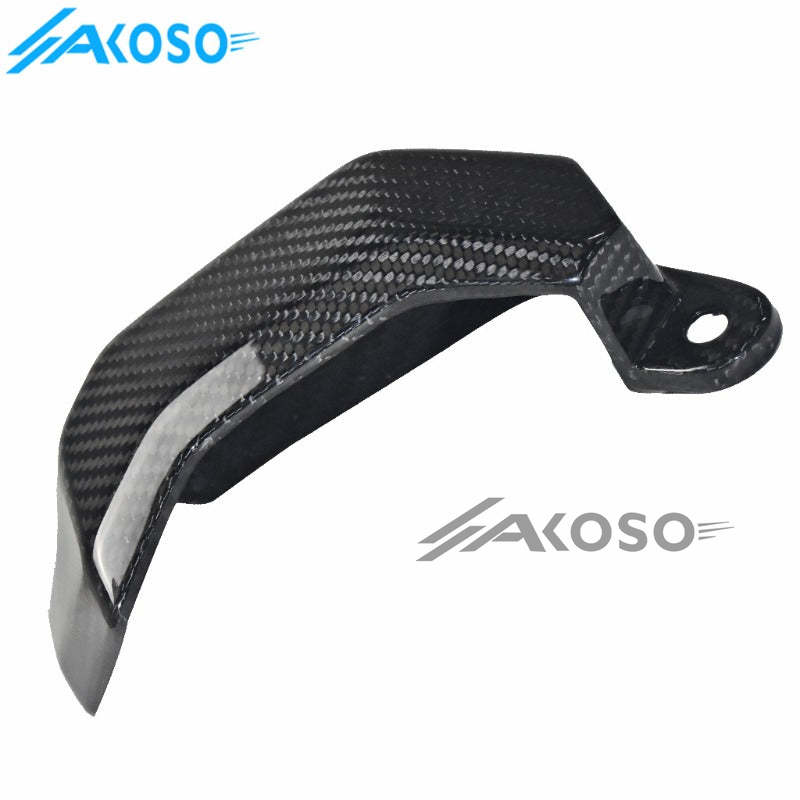 AKOSO Yamaha MT07 FZ07 2018-2022 Carbon Fiber Water Cooler Cover Radiator Water Coolant Case