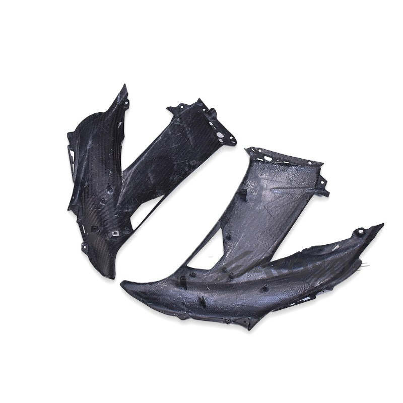 AKOSO 2013-2018 Kawasaki Ninja ZX-6R Carbon Fiber Front Upper Side Panel Motorcycle Fairing