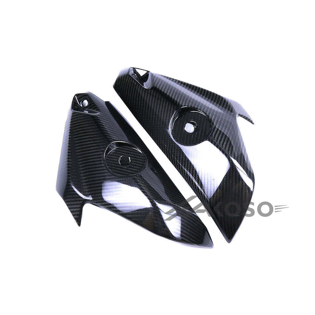 AKOSO 2017-2024 Honda CBR1000RR Carbon Fiber Motorcycle Fuel Tank Side Fairing Front Upper Side Panel Cover Trim Guard