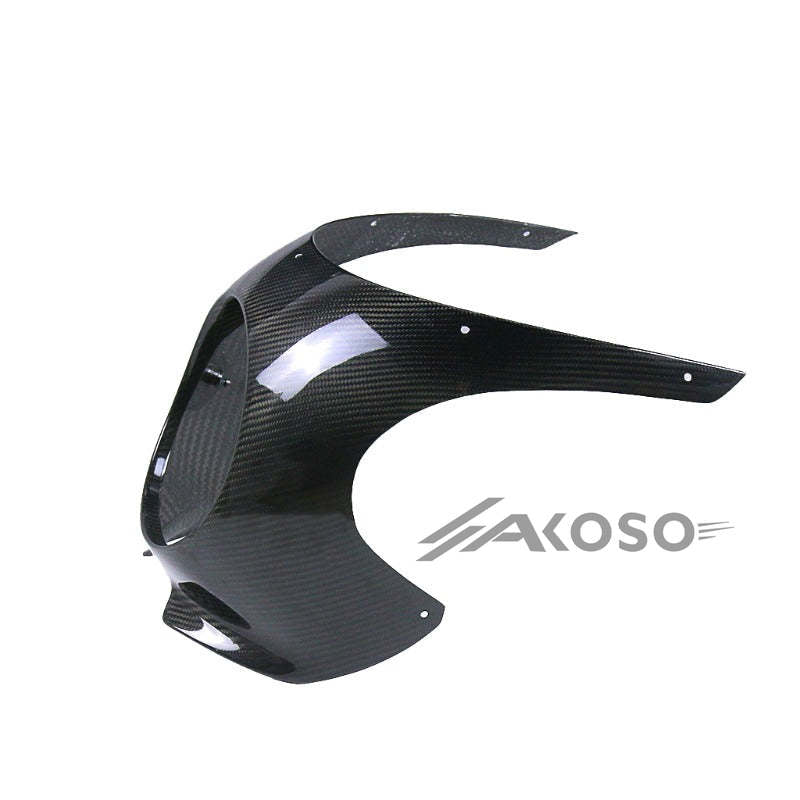 AKOSO 2018-2024 Kawasaki Z900RS Carbon Fiber Motorcycle Cafe Racer Front Headlight Headlamp Fairing Cover Cowl