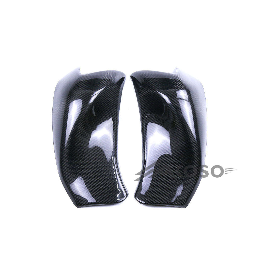 AKOSO 2014-2019 Kawasaki Z1000 Carbon Fiber Motorcycle Upper Fuel Tank Side Panel Cover Fairing