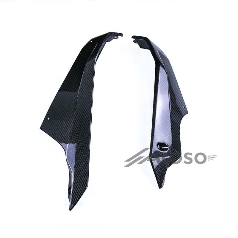 AKOSO 2018-2024 Kawasaki Ninja 400 Carbon Fiber Motorcycle Lower Bottom Belly Pan Fairing Kits