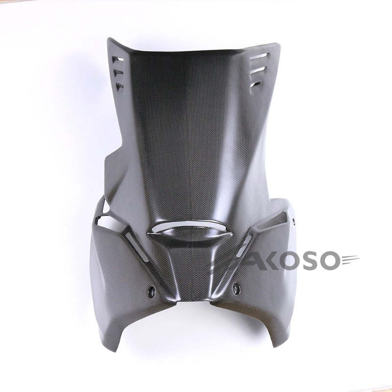 AKOSO 2022 2023 Panigale V4 V4S Carbon Fiber Side Under Fairing Panel Belly Pan Cowl