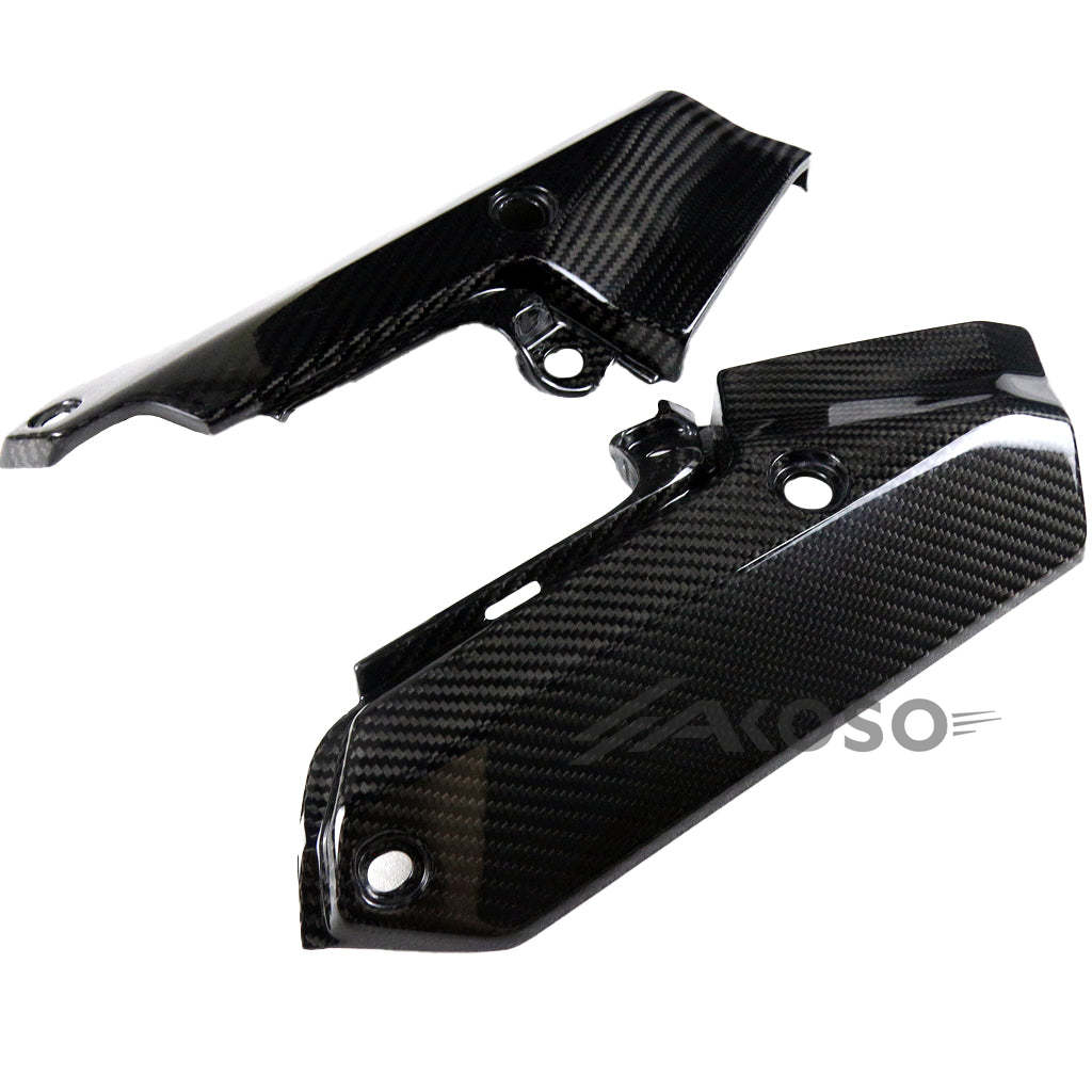 AKOSO 2017-2019 Honda XADV 750 Carbon Fiber Chain Bottom Side Panel Covers Motorcycle Accessories