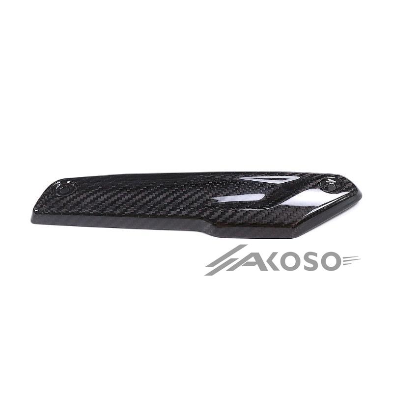 AKOSO 2020-2024 BMW F900R F900XR Carbon Fiber Exhaust Muffler Pipe Heat Shield Cover