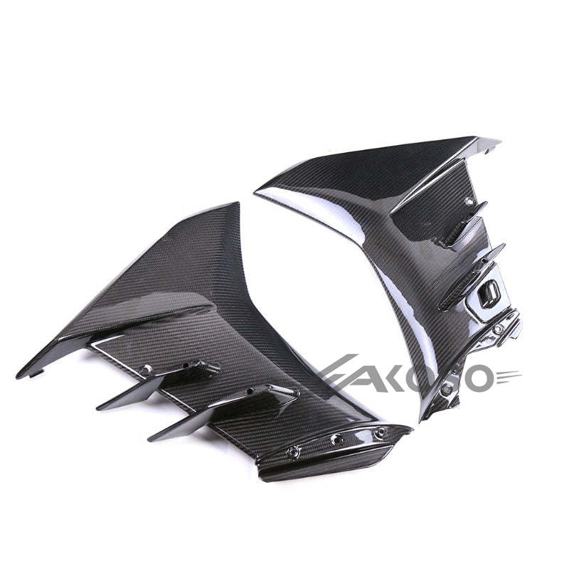 AKOSO 2021+ Aprilia RSV4 Carbon Fiber Front Headlight Lower Cover Frame Fairing