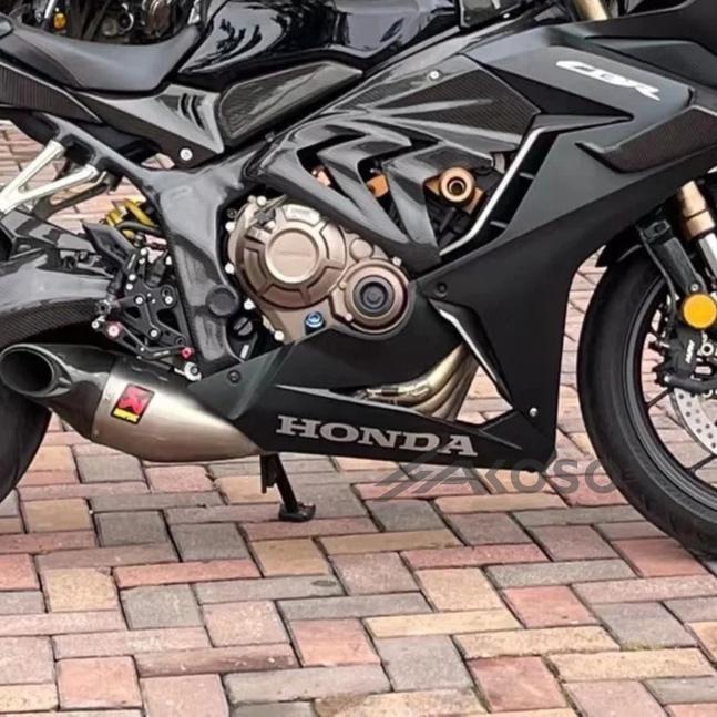 AKOSO 2019+ Honda CB650R CBR650R Carbon Fiber Belly Pan Engine Spoiler Lower Fairing Body Frame Panel