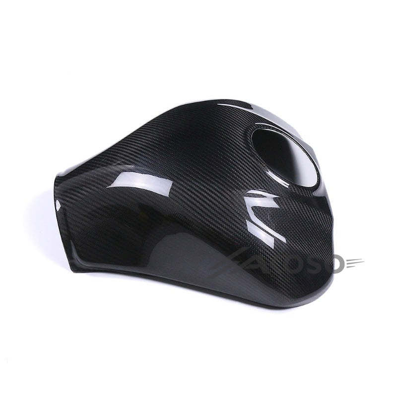 AKOSO 2021-2024 Kawasaki Ninja ZX10R ZX-10R Carbon Fiber Motorcycle Fuel Gas Tank Cover Protector Fairing