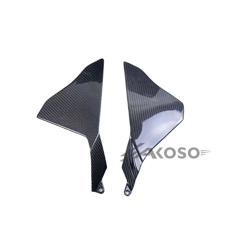 AKOSO 2015-2019 Yamaha YZF R1 R1M Carbon Fiber Parts Motorcycle Small Side Panels