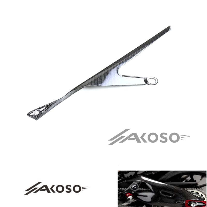 AKOSO 2016+ Yamaha MT10 FZ10 Carbon Fiber Rear Chain Guard Chain Protection Cover