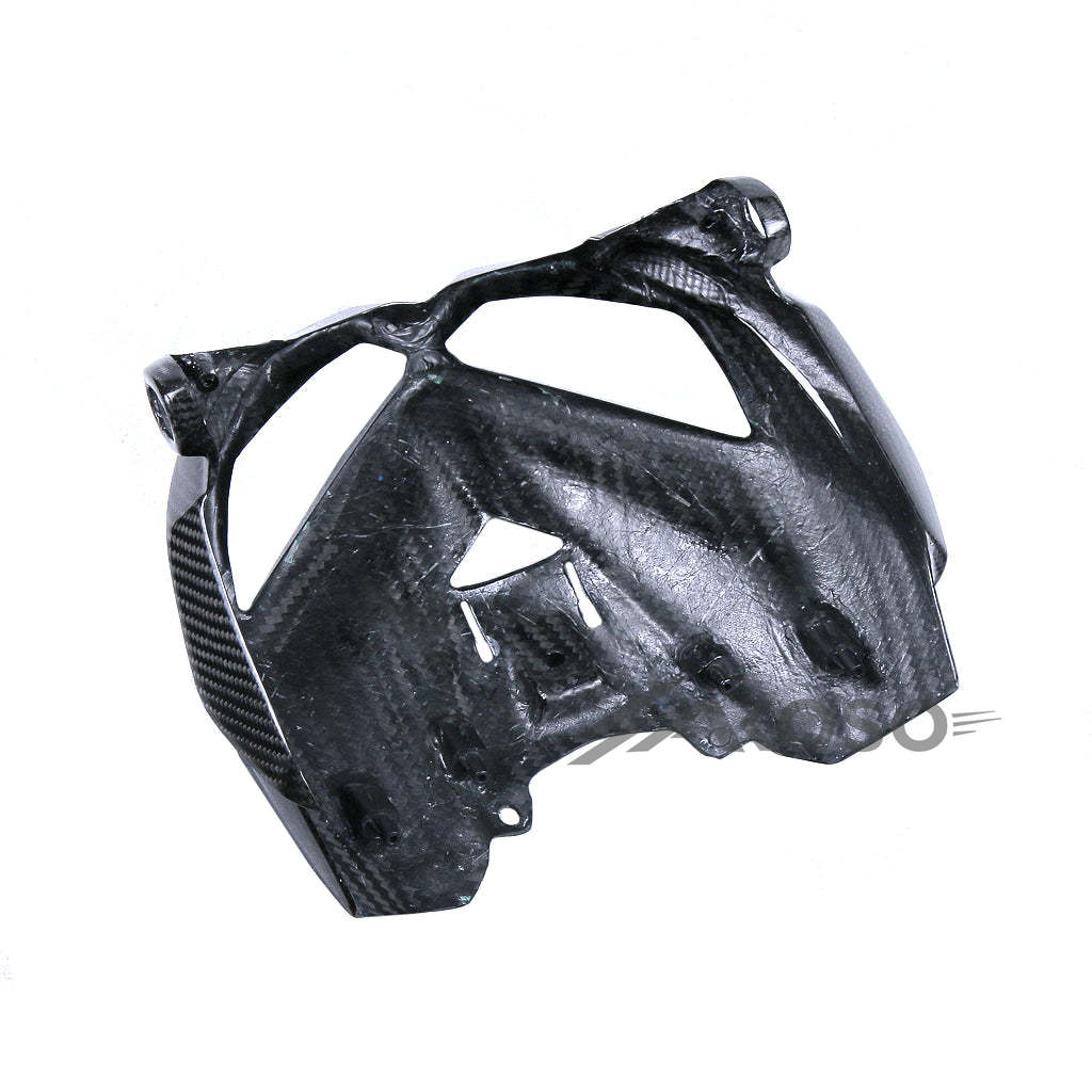 AKOSO 2014+ Kawasaki Z1000 Carbon Fiber Motorcycle Front Headlight Air Intake Ram Cover Fairing