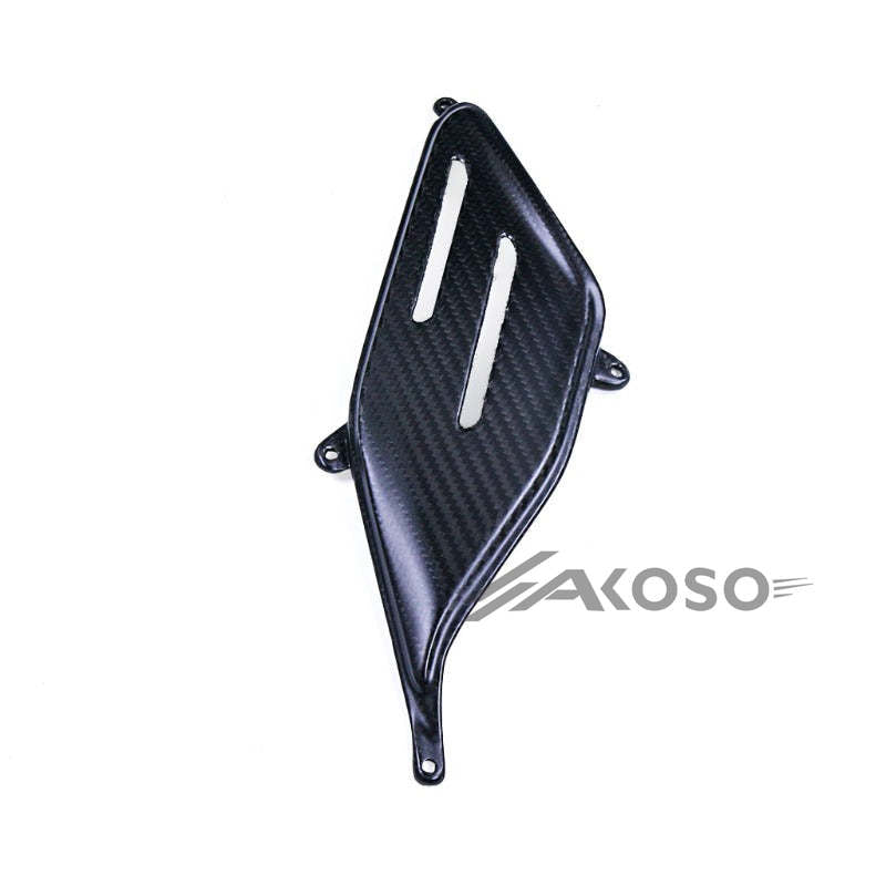 AKOSO 2018+ Ducati Panigale V4 V4S V4R Carbon Fiber Side Bottom Abdominal Plate Lower Fairing