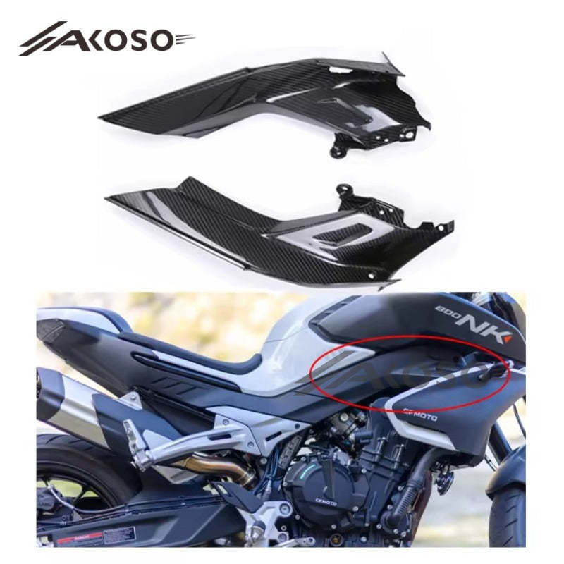 AKOSO 2023-2024 CFMOTO 800NK Carbon Fiber Front Decorative Panel