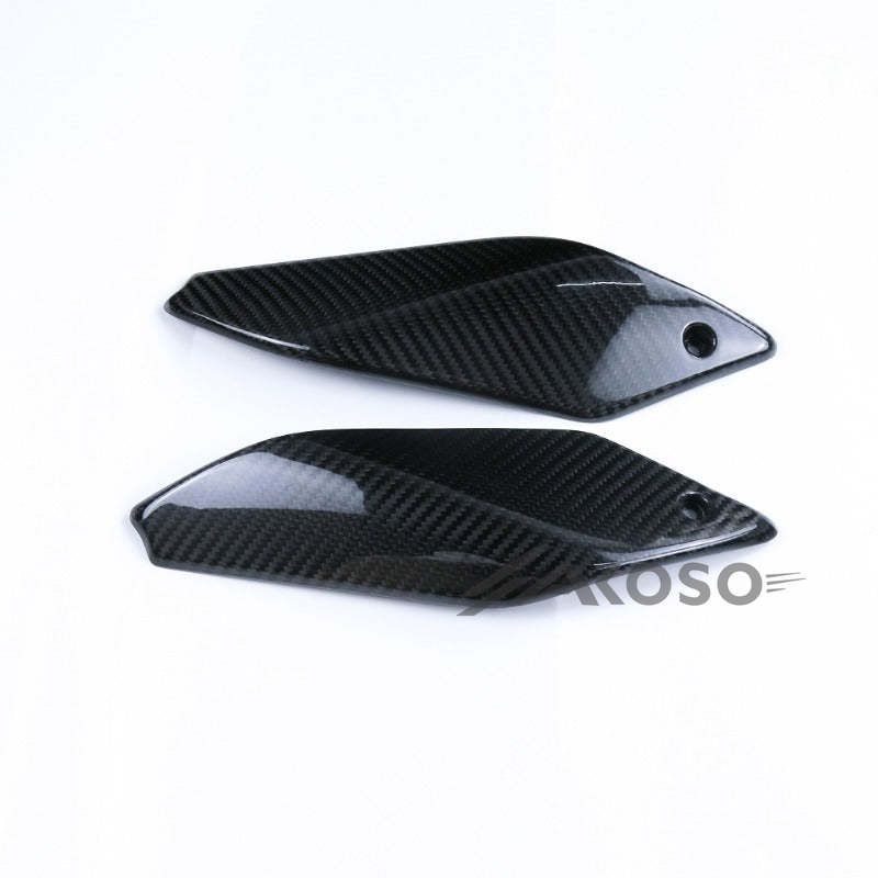 AKOSO 2012-2019 KTM 690 Duke Carbon Fiber Motorcycle Fuel Tank Side Panel Cover Fairings