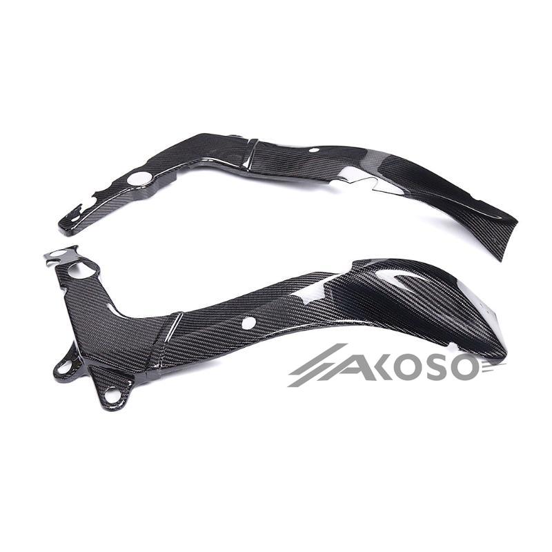 AKOSO 2024+ Kawasaki ninja ZX6R 636 100% Carbon Fiber Frame Cover Protector Fairing