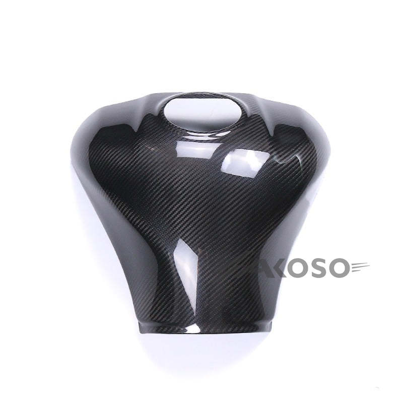 AKOSO 2021-2024 Kawasaki Ninja ZX10R ZX-10R Carbon Fiber Motorcycle Fuel Gas Tank Cover Protector Fairing