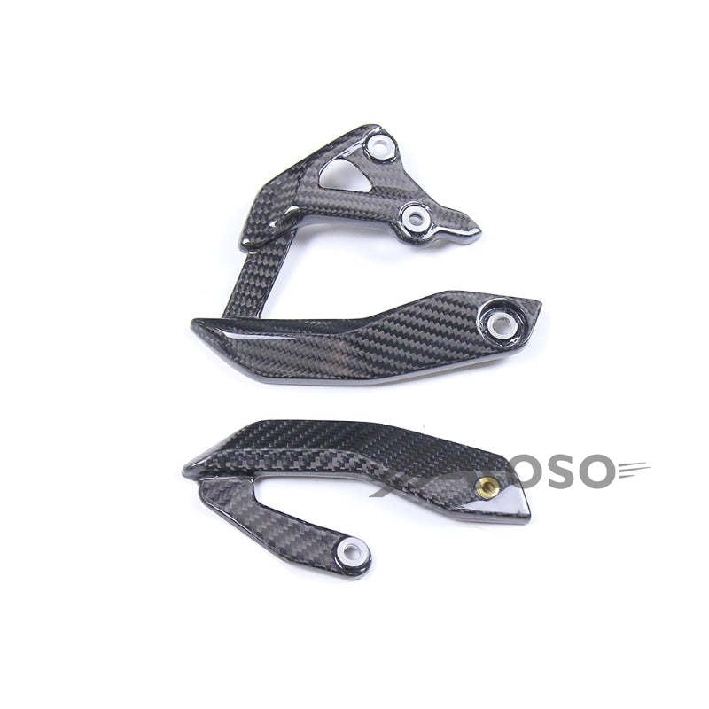 AKOSO BMW S1000XR 2020-2024 Carbon Fiber Heel Plate Guards Cover Heel Fuards