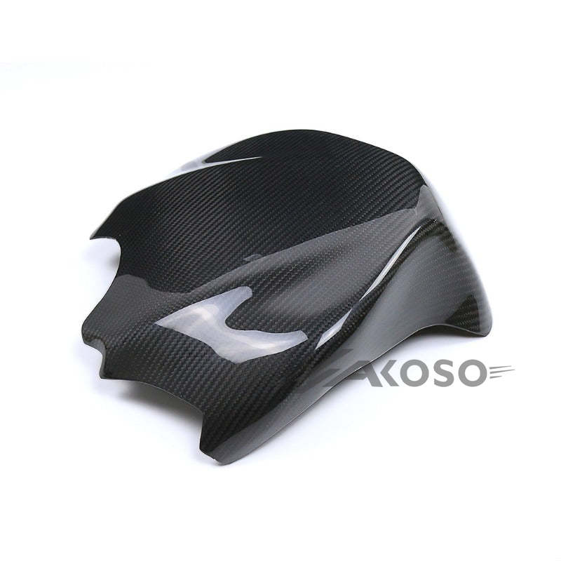 AKOSO 2014-2018 Honda CB650F CBR650F / 2019+ CB650R CBR650R Carbon Fiber Motorcycle Fuel Tank Cover Gas Tank Fairing Cover