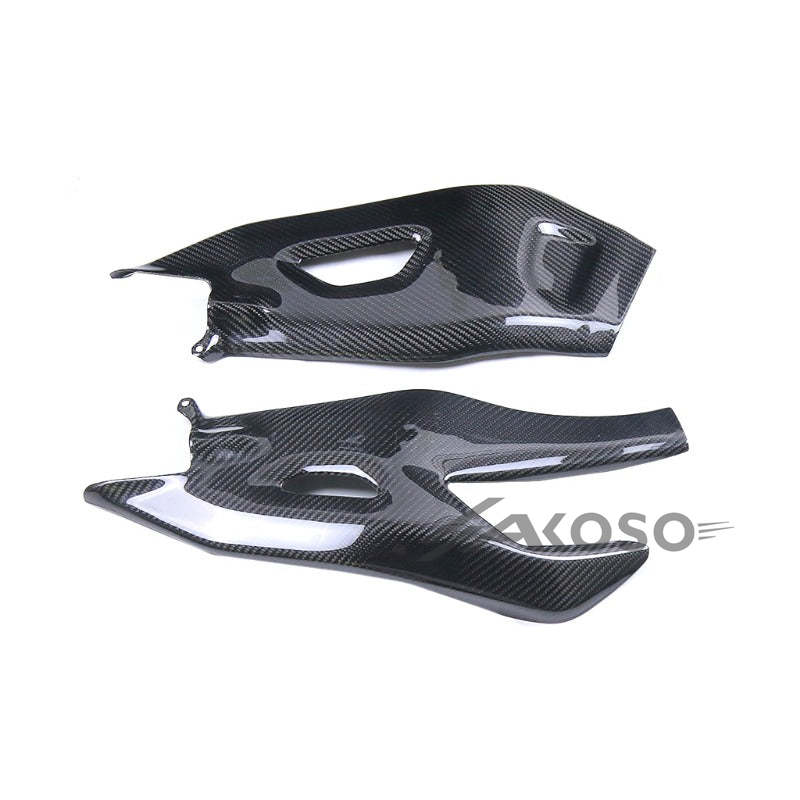 AKOSO 2015-2019 Yamaha YZF-R1 R1M Carbon Fiber Motorcycle Swingarm Chain Protector Swing Arm Cover