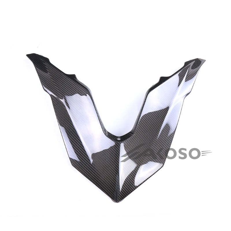 AKOSO 2017-2024 Yamaha Tmax 560 Carbon Fiber Front Upper Headlamp Cowling Headlight Cover Fairing