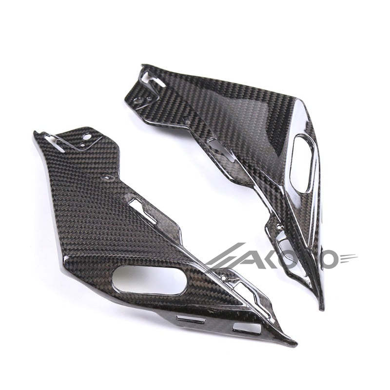 AKOSO 2017-2024 Yamaha Tmax 560 Carbon Fiber Rearview Mirror Base Plate Fairing Cover