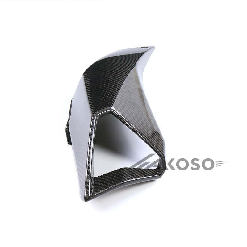 AKOSO Kawasaki Z H2 2021-2024 Carbon Fiber Motorcycle Air Intake Pipe Cover Guard Fairing