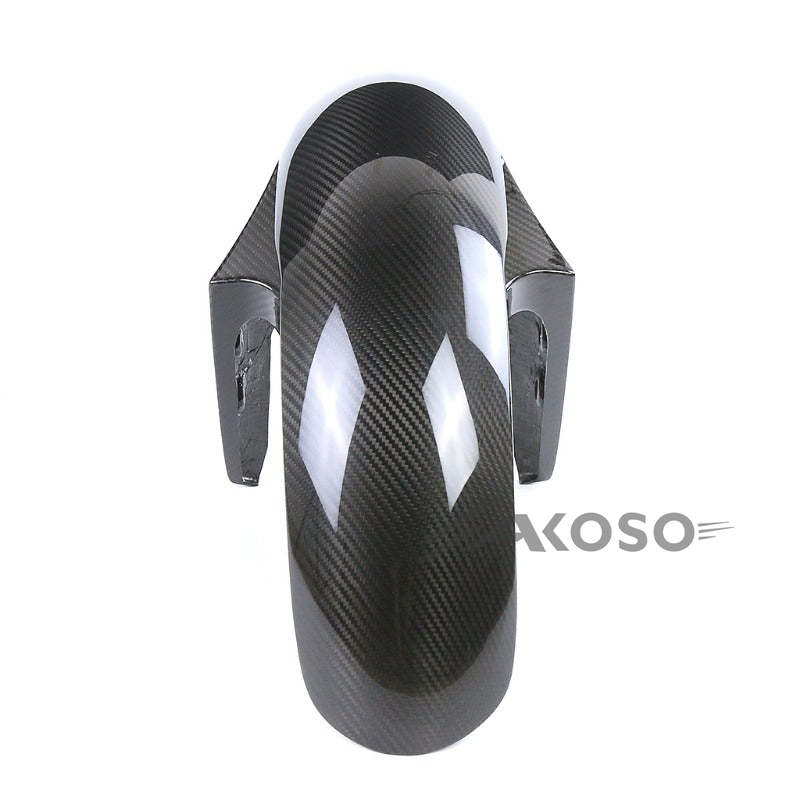 AKOSO 2022-2024 Yamaha YZF-R3 YZF R3 Carbon Fiber Front Fender Splash Hugger Mudguard Fairing