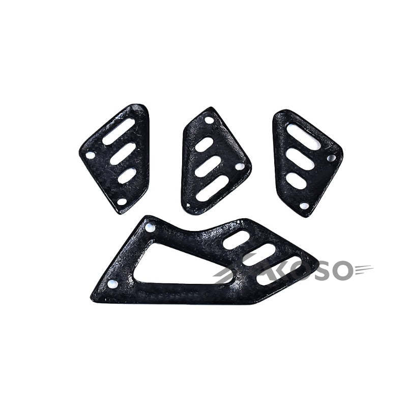 AKOSO Aprilia RSV4 Tuono V4 2021+ Carbon Fiber Heel Guard Plates Fairing