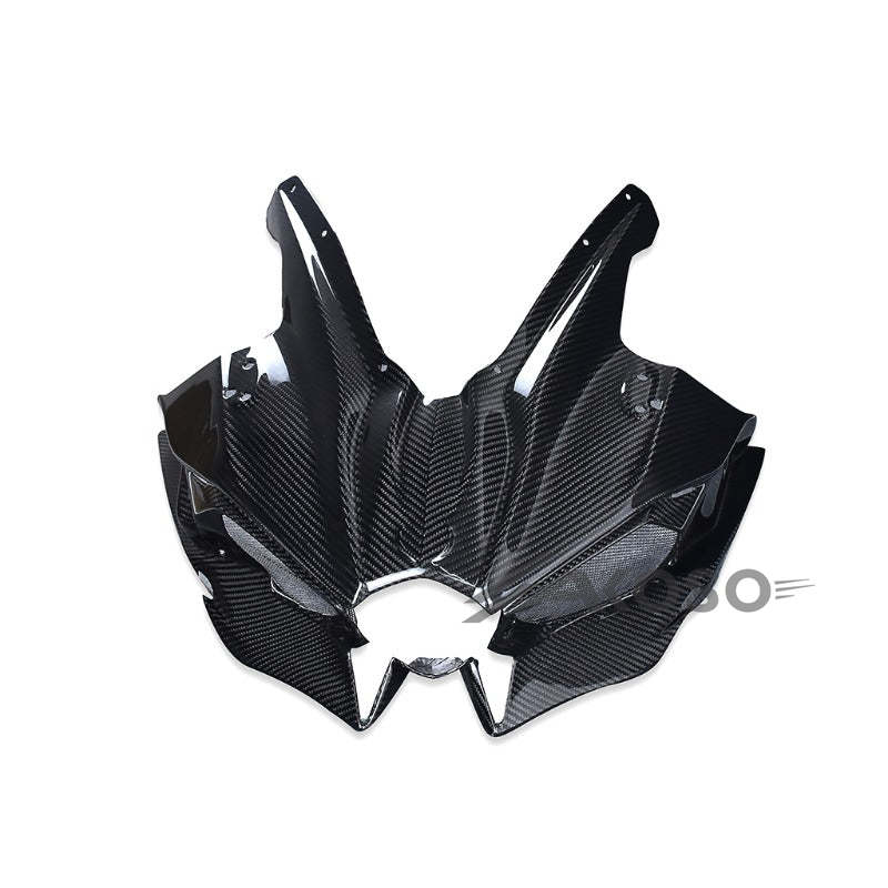 AKOSO 2015-2024 Kawasaki Ninja H2 H2R Carbon Fiber Motorcycle Front Headlight Fairing