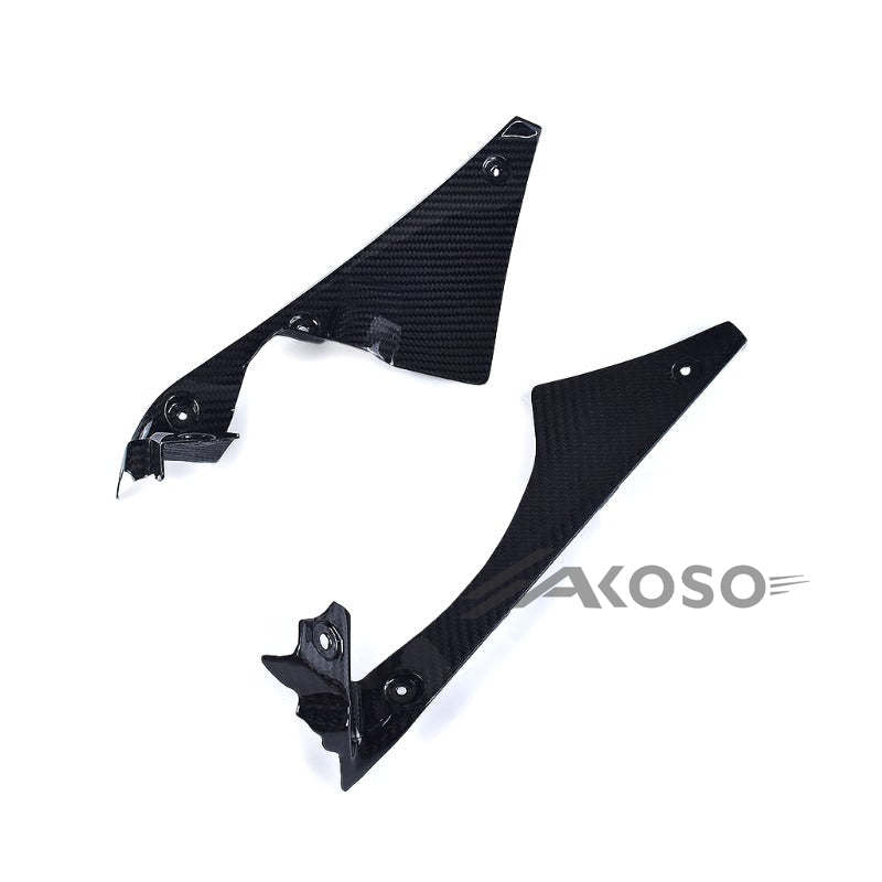 AKOSO 2017-2024 Yamaha R6 Carbon Fiber Side Fairings Upper Covers Panels