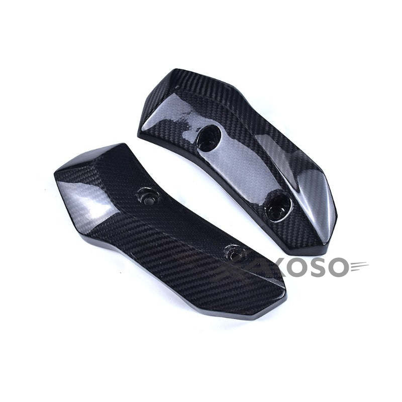 AKOSO Yamaha MT07 FZ07 2014-2017 Carbon Fiber Front Side Radiator Cover Fairing Radiator Guards