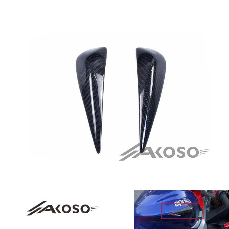 AKOSO 2021 2022 Aprilia RS660 Carbon Fiber Motorcycle Accessories Anti Scalding Side Panel Of Fuel Tank