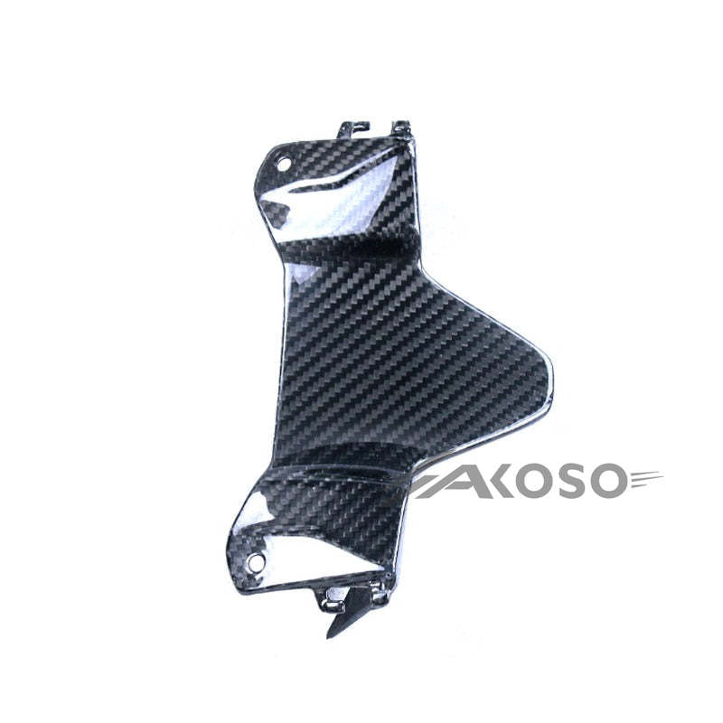 AKOSO 2020-2024 Kawasaki Z900 Carbon Fiber Motorcycle Front Headlight Lower Beak Cowl Cover Fairing