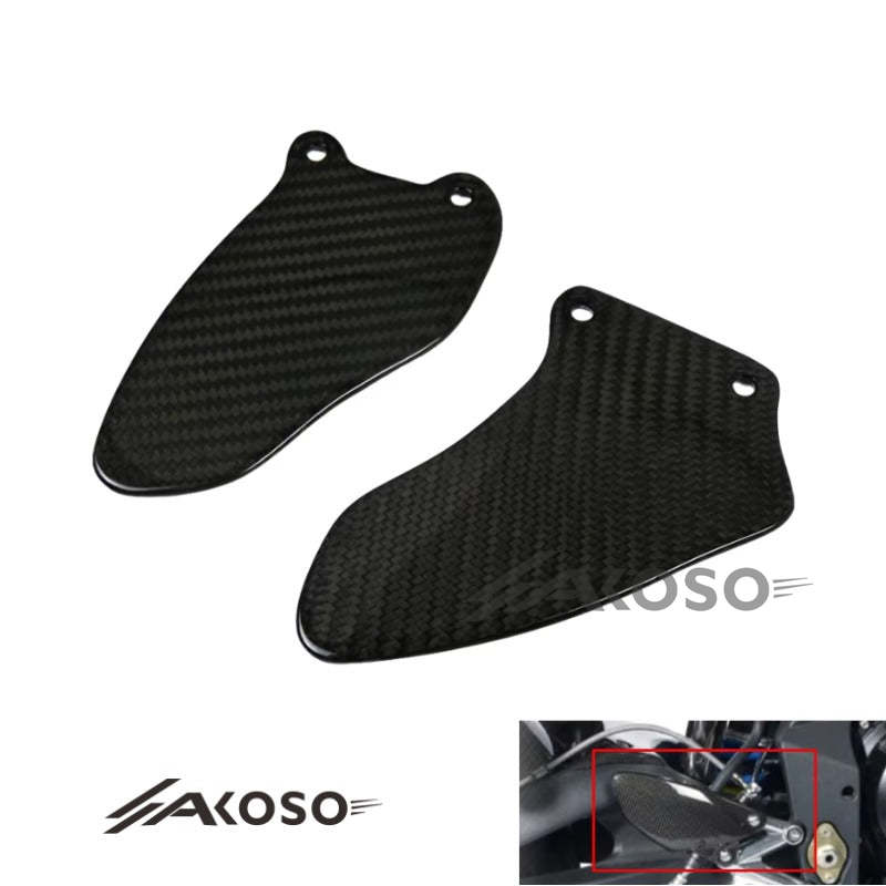 AKOSO 2016 -2022 Triumph Street Triple 765 R 765 RS Carbon Fiber Foot Pedal Fairing