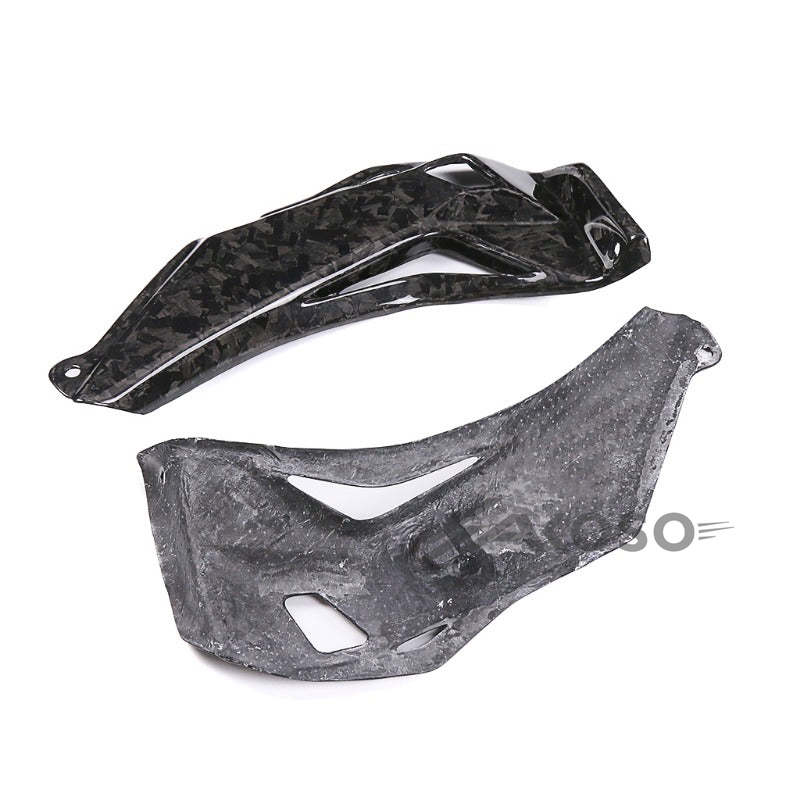 AKOSO 2016-2020 Kawasaki ZX10R ZX-10R Carbon Fiber Front Fairing Inner Dash Panel Side Covers